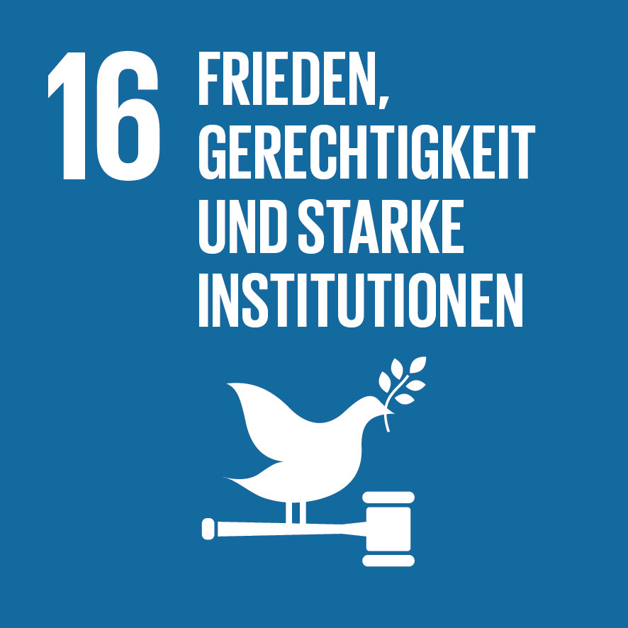 Nachhaltigkeitsziel Frieden, Gerechtigkeit und starke Institutionen