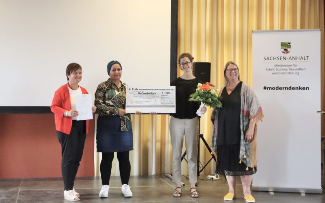 Integrationspreis des Landes Sachsen-Anhalt für unser Projekt „Frauenwelten“