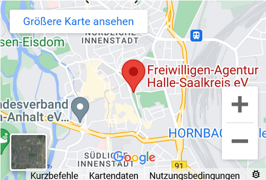 Kartenausschnitt Freiwilligen-Agentur