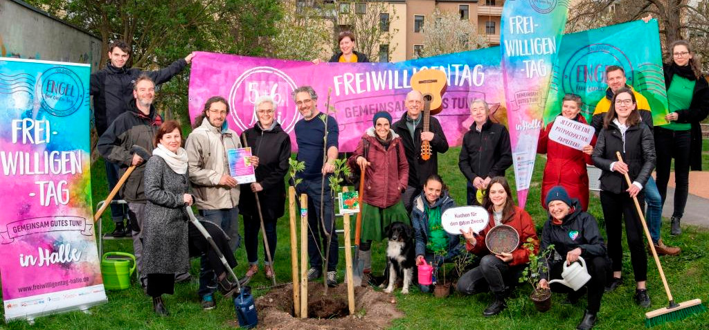 Freiwilligentag Halle am 5. und 6. Mai 2023 – „Engel für einen Tag“ gesucht