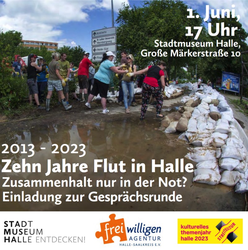 10 Jahre Flut - Gesprächsrunde am 1. Juni