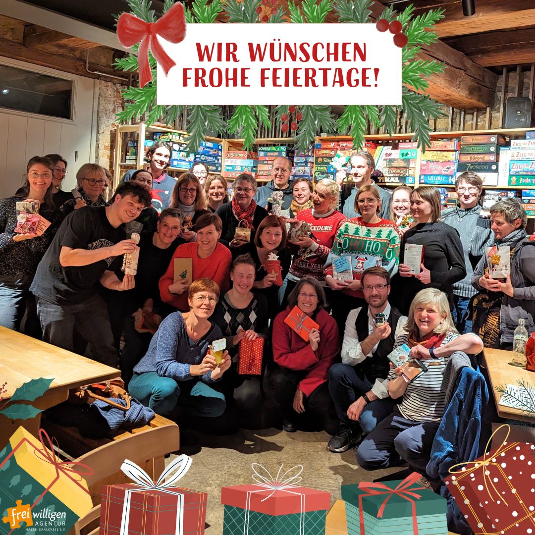 Weihnachtsgrüße Freiwilligen-Agentur Halle