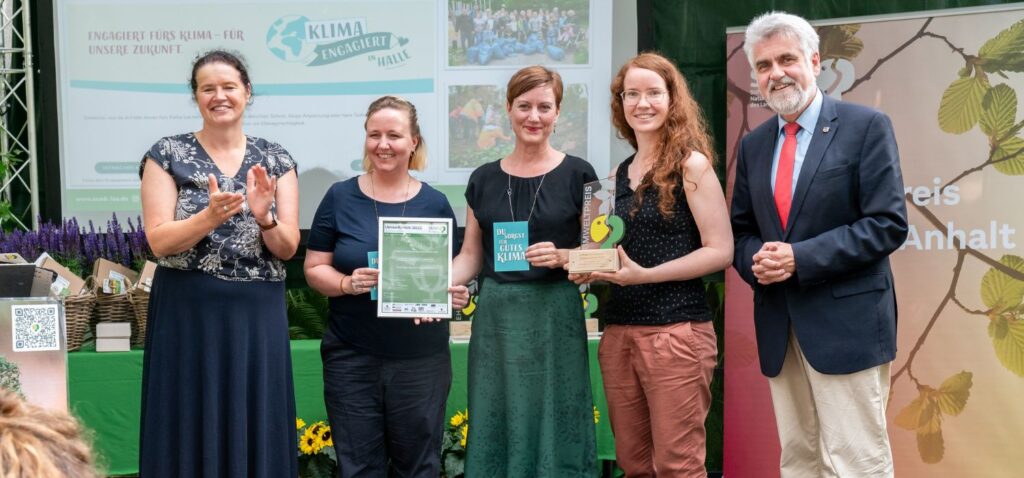 Klimaplattform Halle gewinnt 2. Platz beim Umweltpreis Sachsen-Anhalt 2025