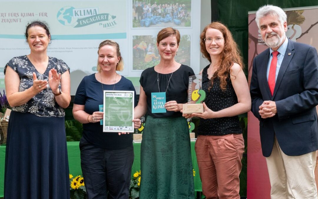 Klimaplattform Halle gewinnt 2. Platz beim Umweltpreis Sachsen-Anhalt 2025