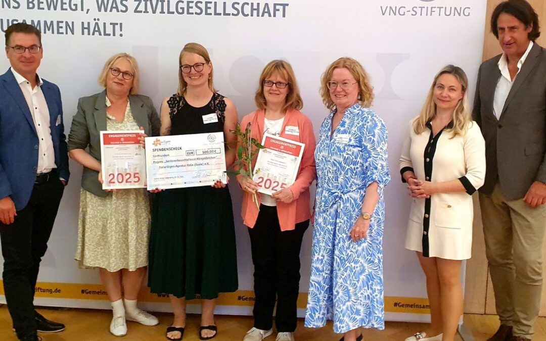 Engagement schafft Wärme – Auszeichnung für Seniorenbesuchsdienst Klingelzeichen