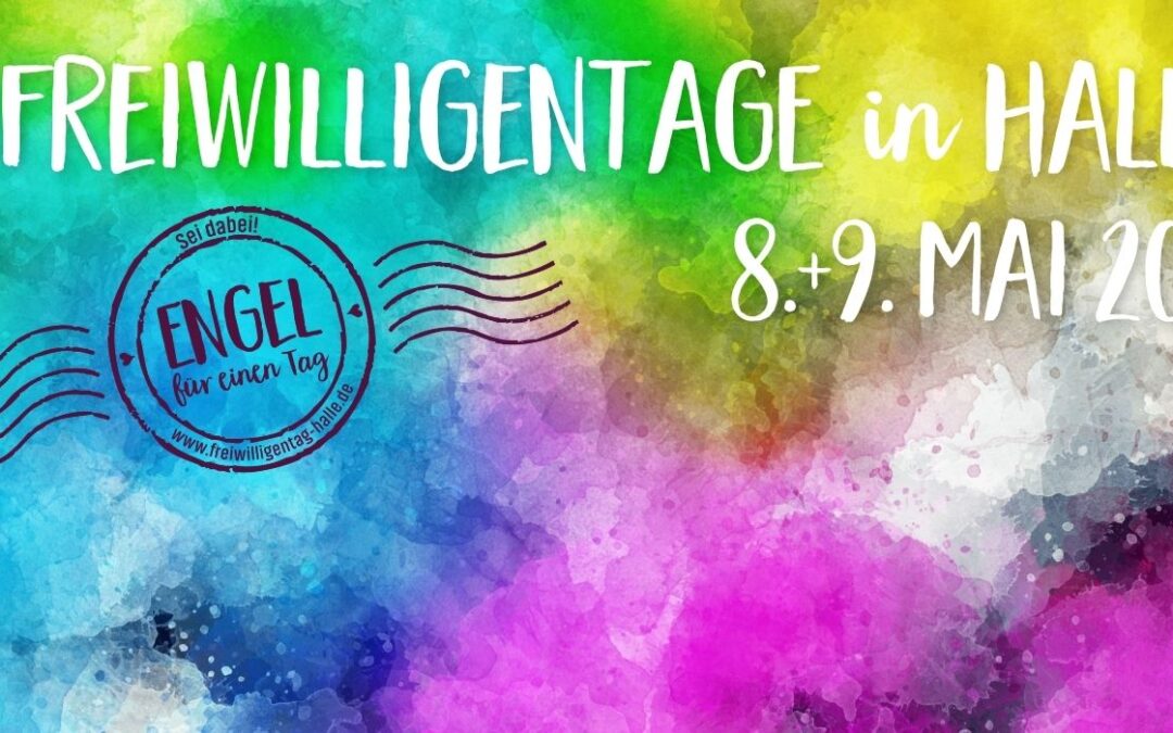Freiwilligentag am 8. und 9. Mai – ab sofort anmelden 😇